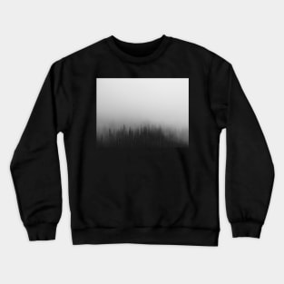 Minimal landscape in black and white. Forest Crewneck Sweatshirt